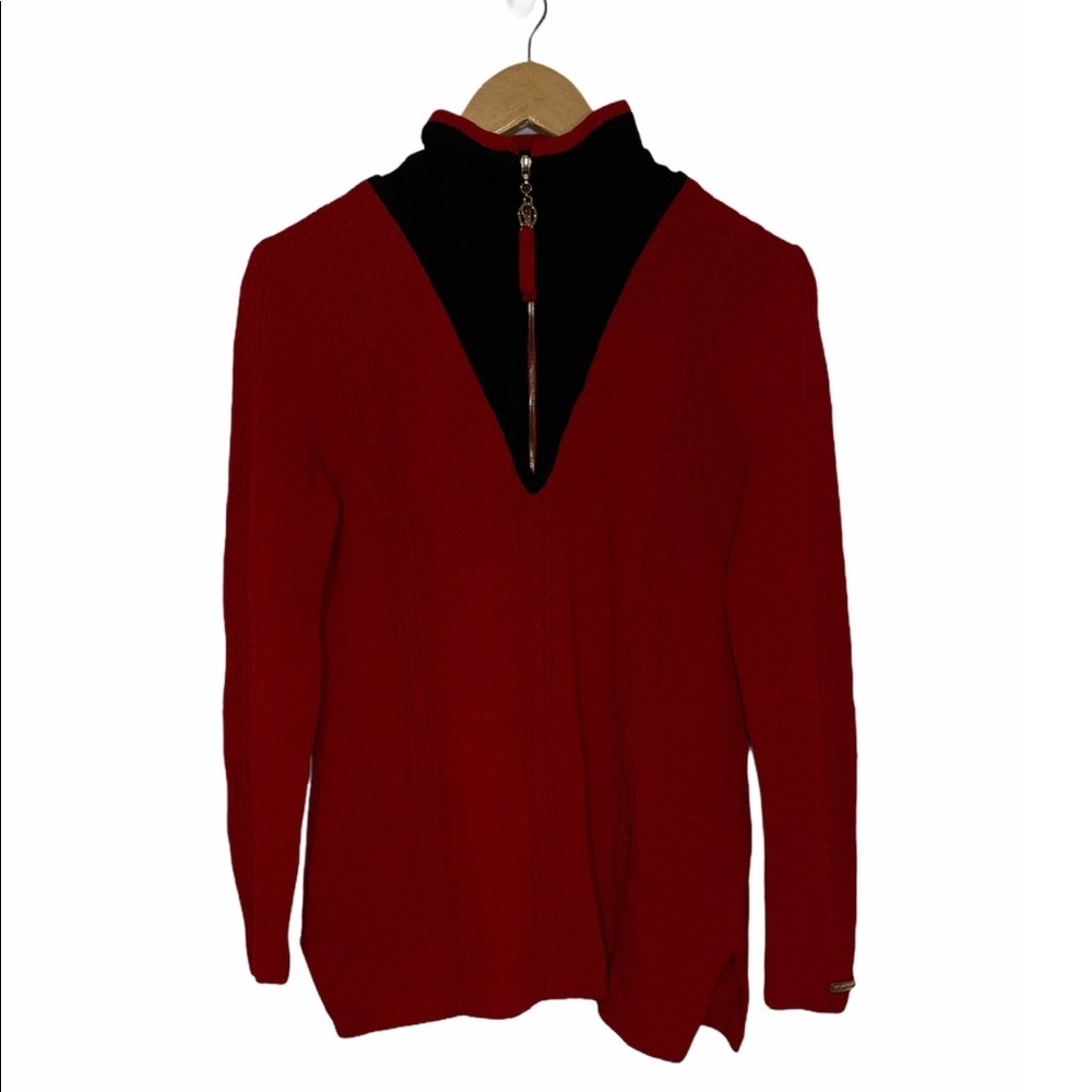 St. John Sport by Marie Gray Wool Blend Sweater